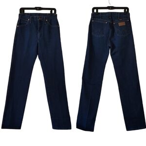 Wrangler Vintage Dark Wash 100% Cotton Boot Cut Jeans